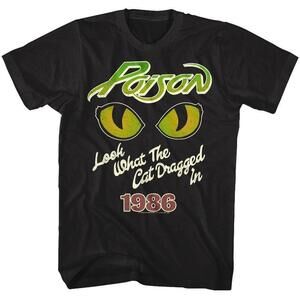 Poison Cats Eyes Dragged Tour 1986 Fan Unisex T-Shirt